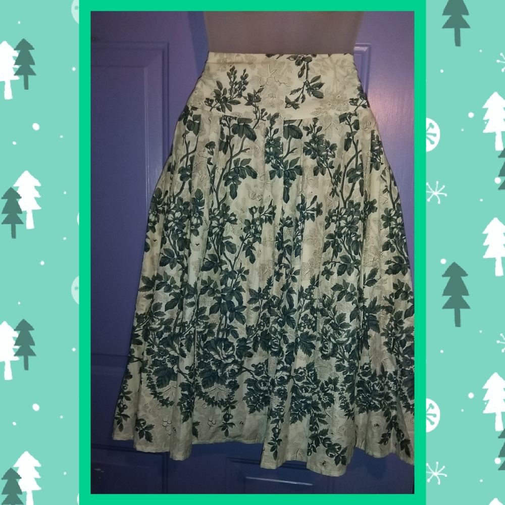NWOT ANTHROPOLOGIE ODILLE FLORAL SKIRT-SIZE 4